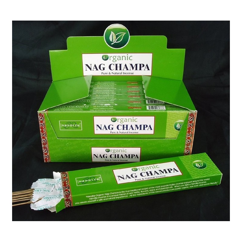 Encens en bâtons Nag Champa Organique - 15 grams
