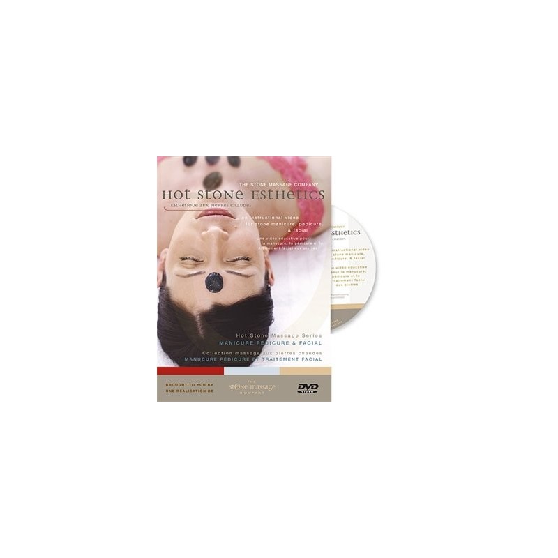 DVD Hot Stone Massage Full Body  Books, charts and reflexology