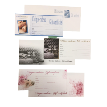 Gift certificate  Various