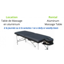 Location Table de Massage en Aluminium  Location