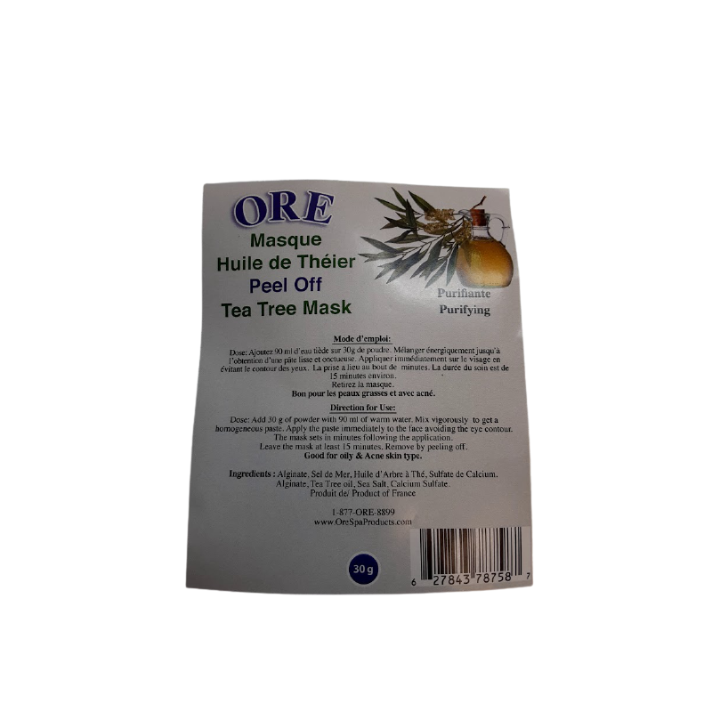 Tea Tree peel-off face mask ORE Body care