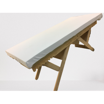 3'' Visco-Elastic Mattress with Washable Cover Allez Housses Massage bolsters and cushions