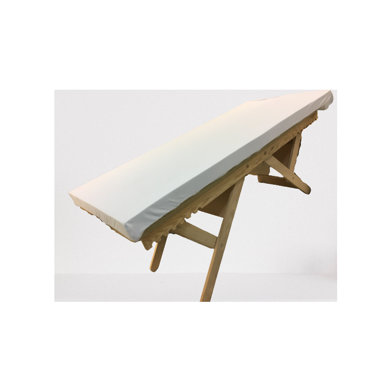 Matelas Visco-Élastique de 3'' avec Housse Lavable Allez Housses Traversins et coussins de massage