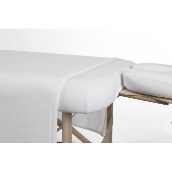 3 Pieces Curly Fleece Sheet Set Allez Housses Massage Linen
