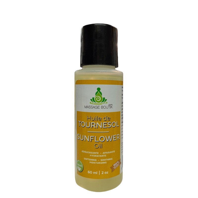 Sunflower massage oil - 100% PURE MassageBoutik Shop by category - Massage Boutik Products