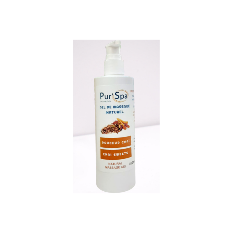 Gel de Massage Naturel "Douceur Chai" Pur'Spa Magasiner tout - Produits Massage Boutik