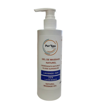 Natural Massage Gel "Lavender Zen" Pur'Spa Shop by category - Massage Boutik Products
