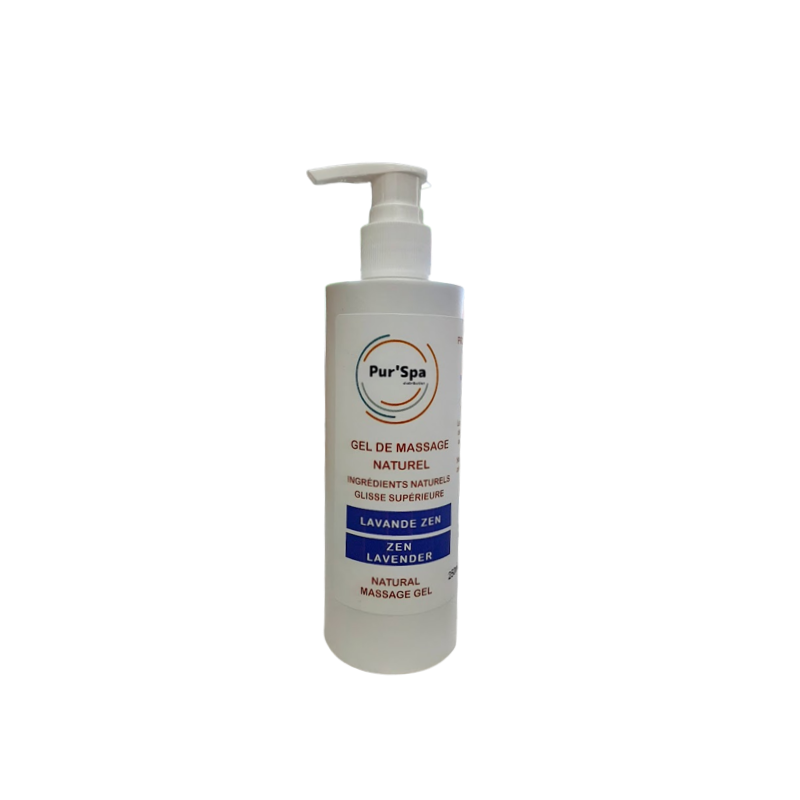 Natural Massage Gel "Lavender Zen" Pur'Spa Shop by category - Massage Boutik Products