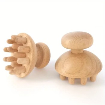 Maderotherapy - Mushroom Shaped Deep TIssu Tool  Shop by category - Massage Boutik Products