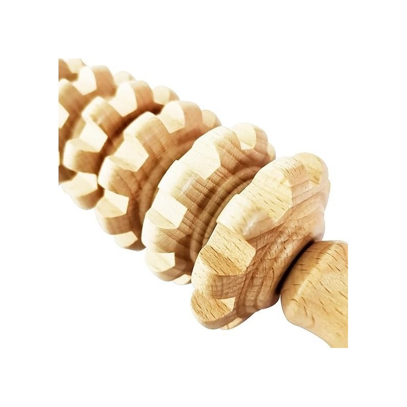 Madérothérapie - Rouleau Corporel Rainuré  Magasiner tout - Produits Massage Boutik
