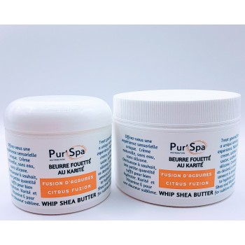Beurre fouetté au Karité – Fusion d’agrumes Pur'Spa Magasiner tout - Produits Massage Boutik