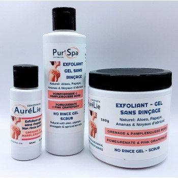 No Rince Exfoliating Gel Scrub - Pomegrenate & Pink Grapefruit Pur'Spa Body care