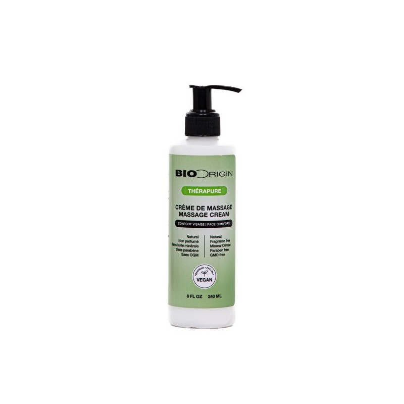 TheraPure Face Comfort Massage Cream BioOrigin Massage products