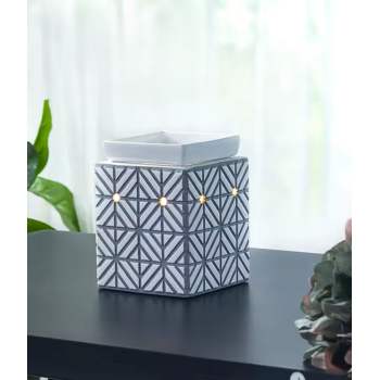 Ceramic electric wax melt warmer and essential oil burner