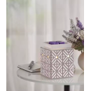 Ceramic electric wax melt warmer and essential oil burner