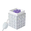 Ceramic electric wax melt warmer and essential oil burner