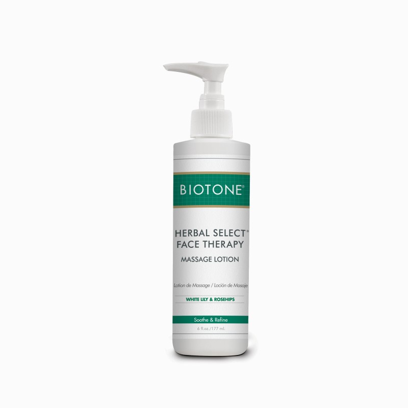 Lotion de massage pour le visage "Herbal Select"
