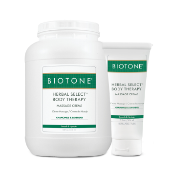 Herbal Select Body Therapy Massage Creme Biotone Massage products