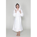 Robe de chambre capuchon