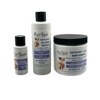 Exfoliant Gel Sans Rinçage - Lavande Zen Pur'Spa Accueil