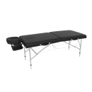 Aluminium portable therapeutic table with breathing hole