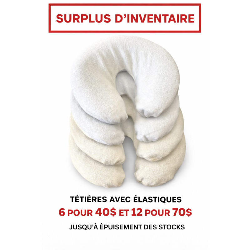 Inventory Surplus - Elastic Curly Fleece Face Cradle Covers