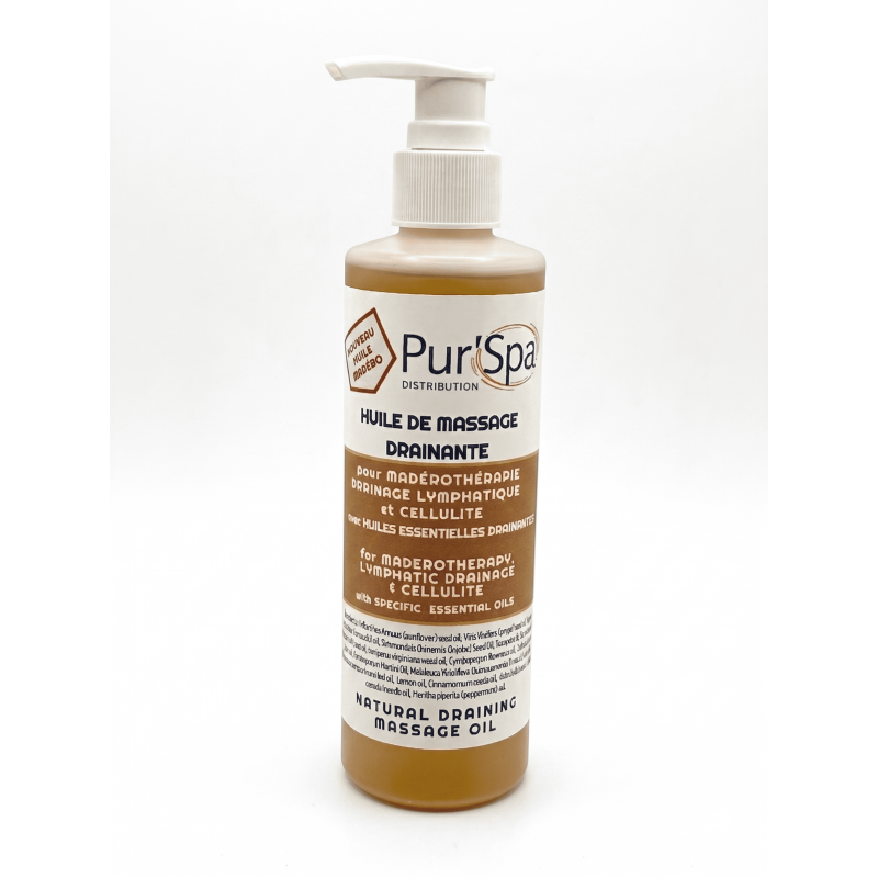 Natural Draining / Maderotherapy/ Cellulite Massage Oil