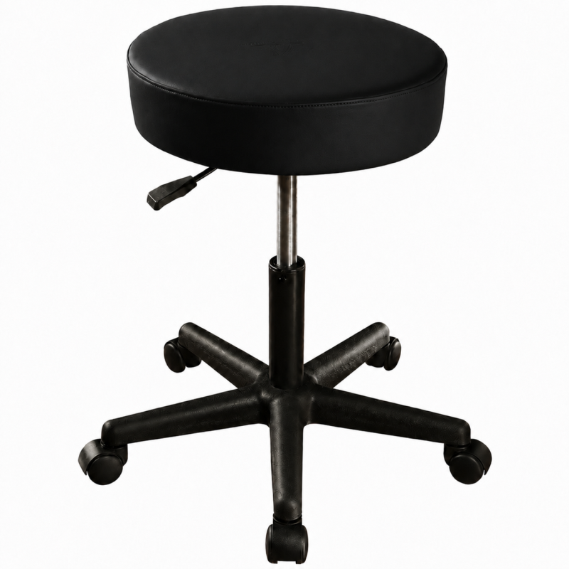 Tabouret rond ajustable en hauteur  Équipements de massage